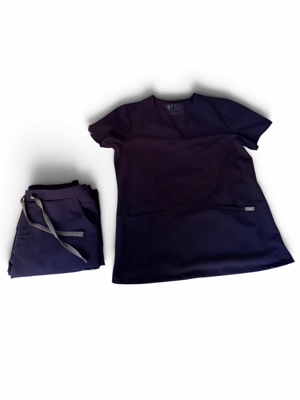 FIGS small scrub set in navy